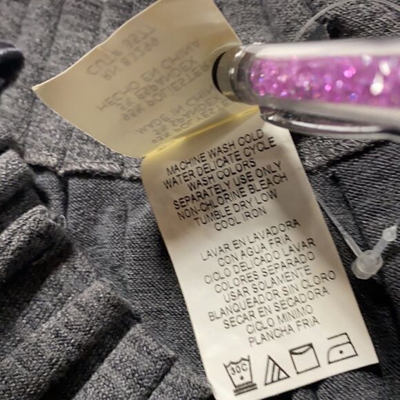 Tiana B Jersey L Knit Short Sleeve Pullover Shift Dress Pockets Comfortable Grey - Picture 14 of 14